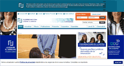 Desktop Screenshot of elderecho.com