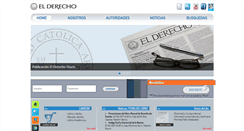 Desktop Screenshot of litoral.elderecho.com.ar