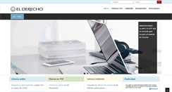 Desktop Screenshot of elderecho.com.ar